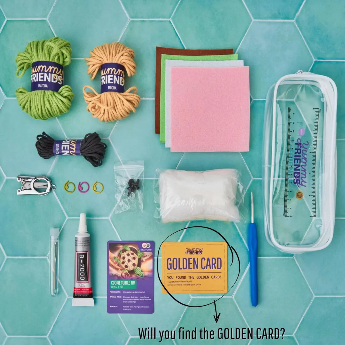 Yummy Friends Crochet Kit