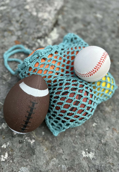 Medium Mesh Produce Book Ball Bag (Crochet)