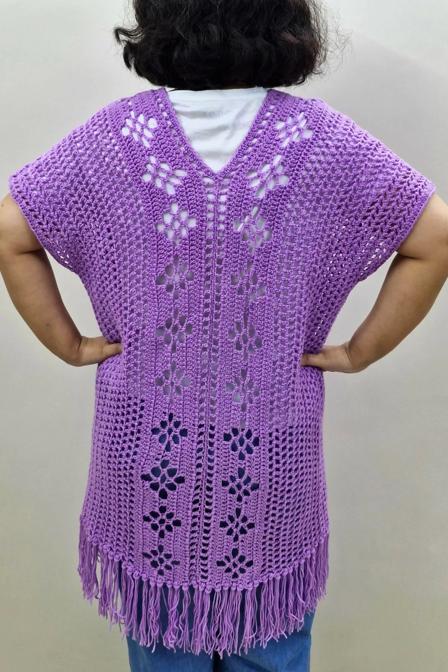 Iris Garden Vest (Crochet)
