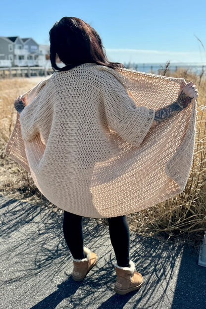 The Biltmore Blanket Cardigan (Crochet)