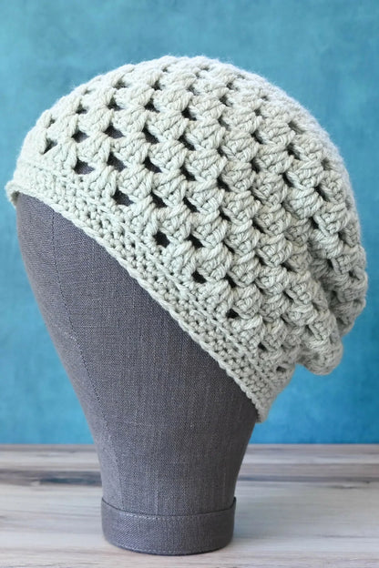 Luisa Top-Down Granny Stitch Hat (Crochet)