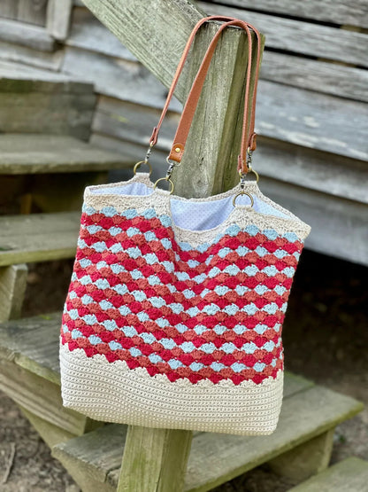 Summer Pop Crochet Tote (Crochet)