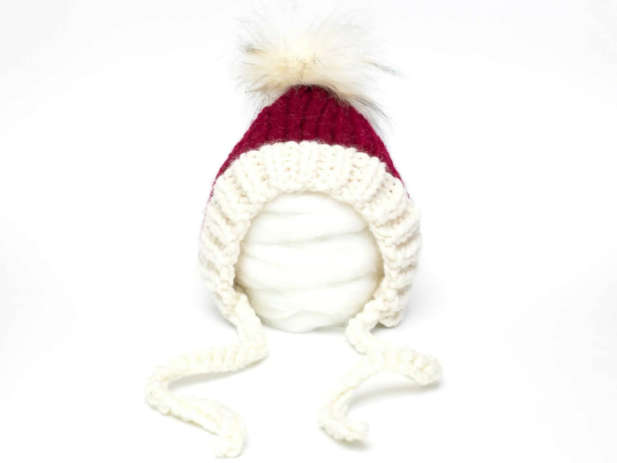 Santa Pixie Bonnet (Knit)