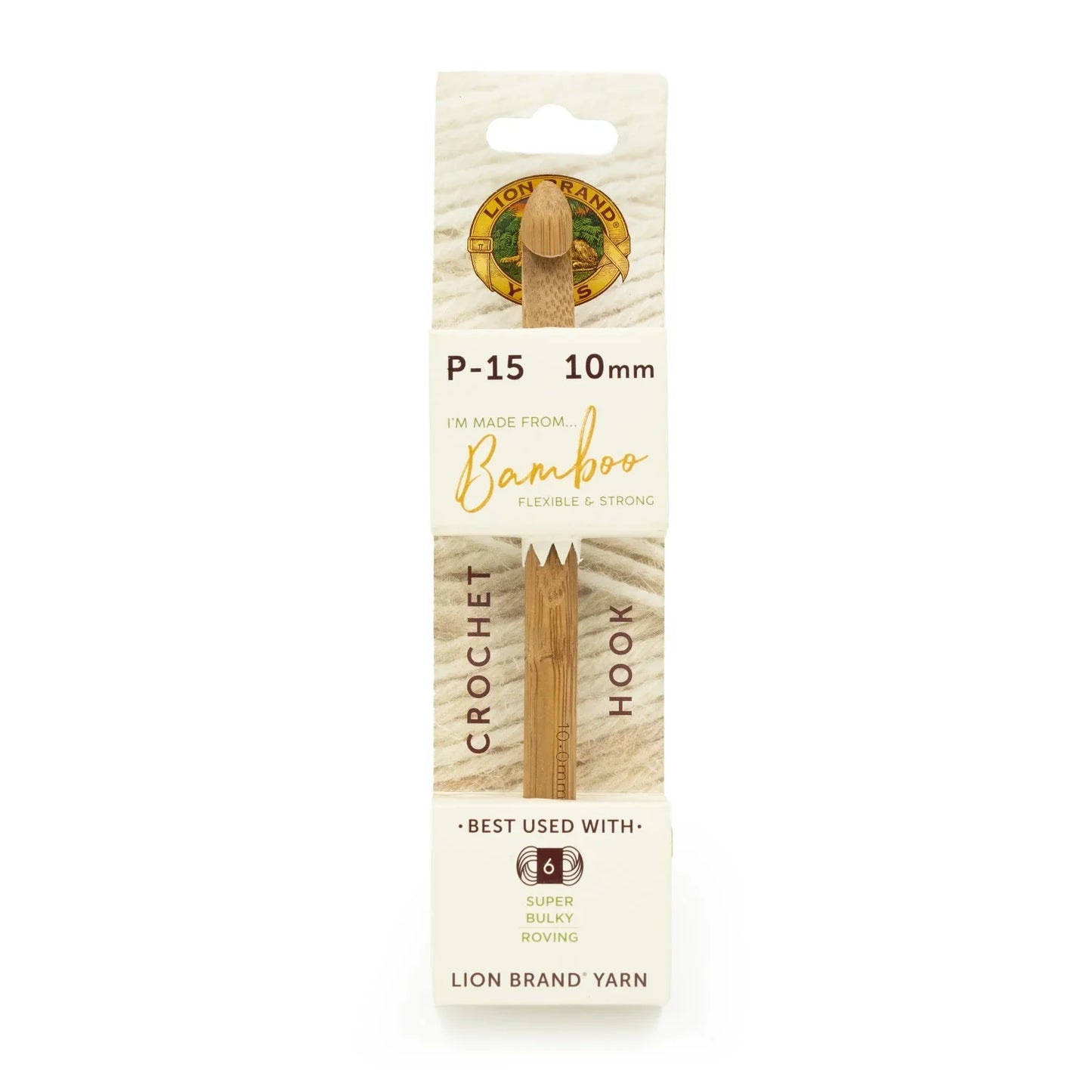 Lion Brand® Bamboo Crochet Hooks (Sizes G to P)