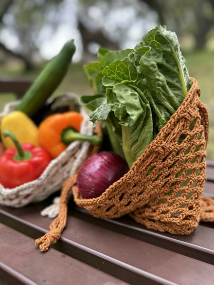 Medium Mesh Produce Book Ball Bag (Crochet)