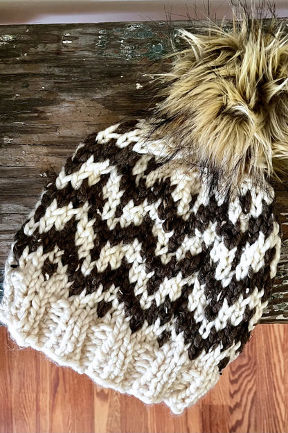 Barley Chevron Hat (Knit)