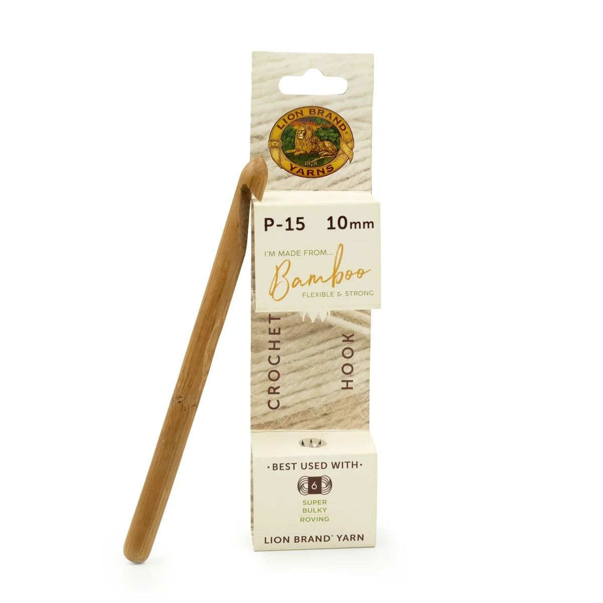 Lion Brand® Bamboo Crochet Hooks (Sizes G to P)