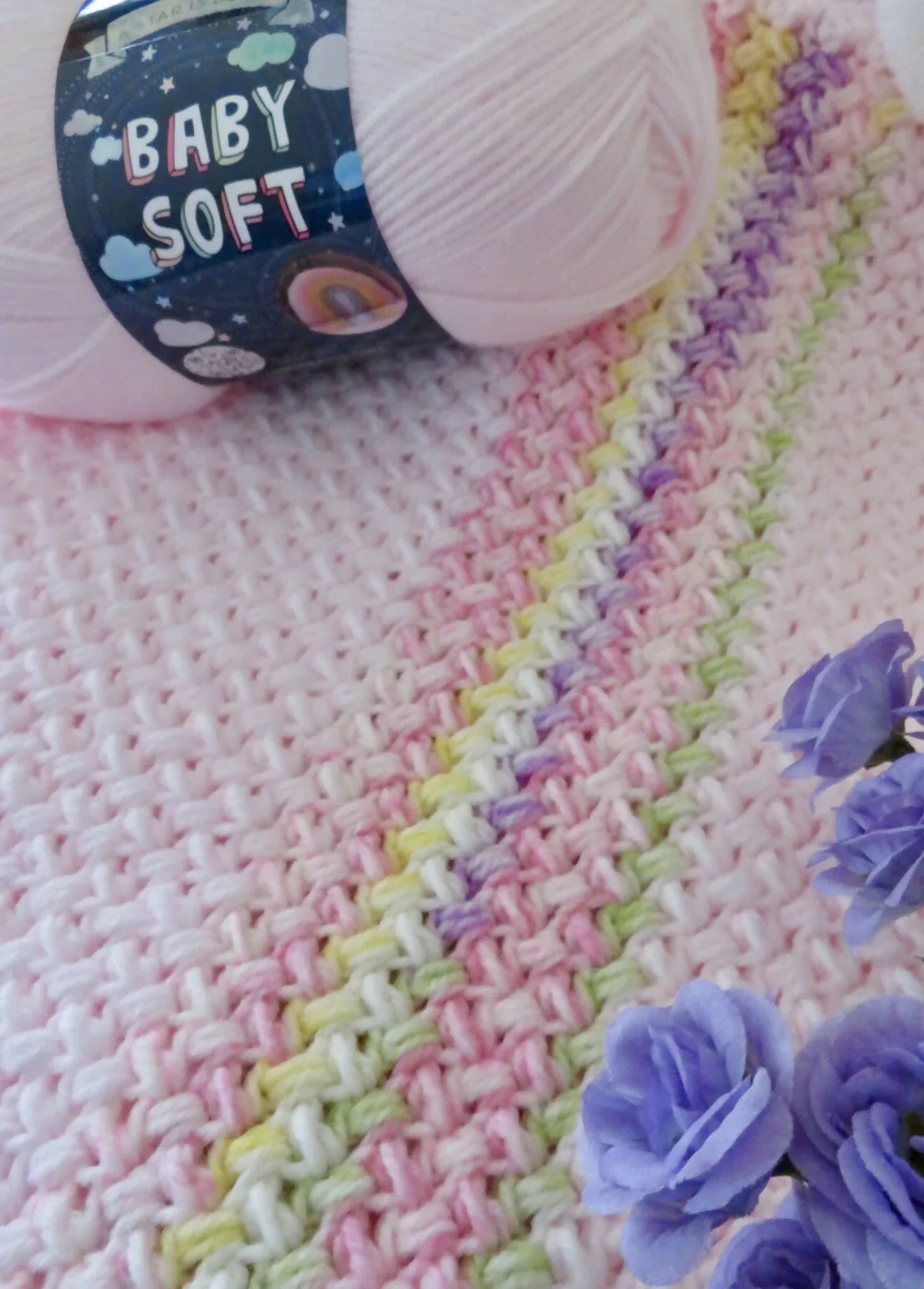 Soft & Cozy Baby Bean Blanket (Crochet)