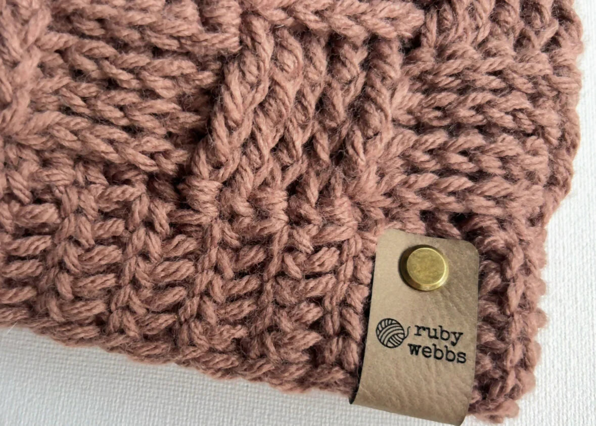The Bowie Basketweave Beanie (Crochet)
