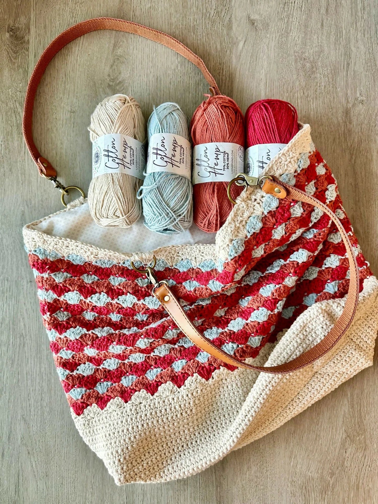 Summer Pop Crochet Tote (Crochet)