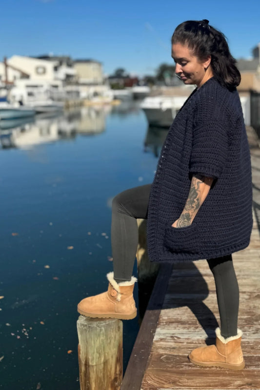 Goose Island Cardigan (Crochet)