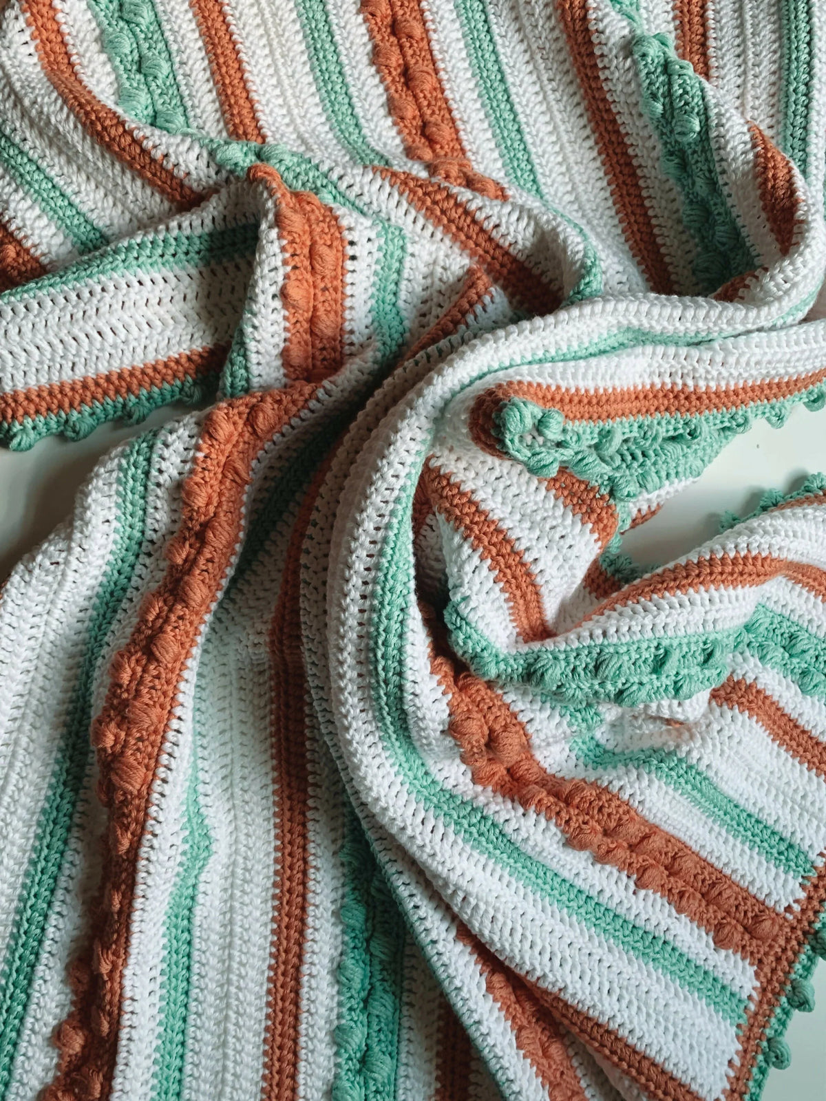 The Candy Clouds Baby Blanket (Crochet)