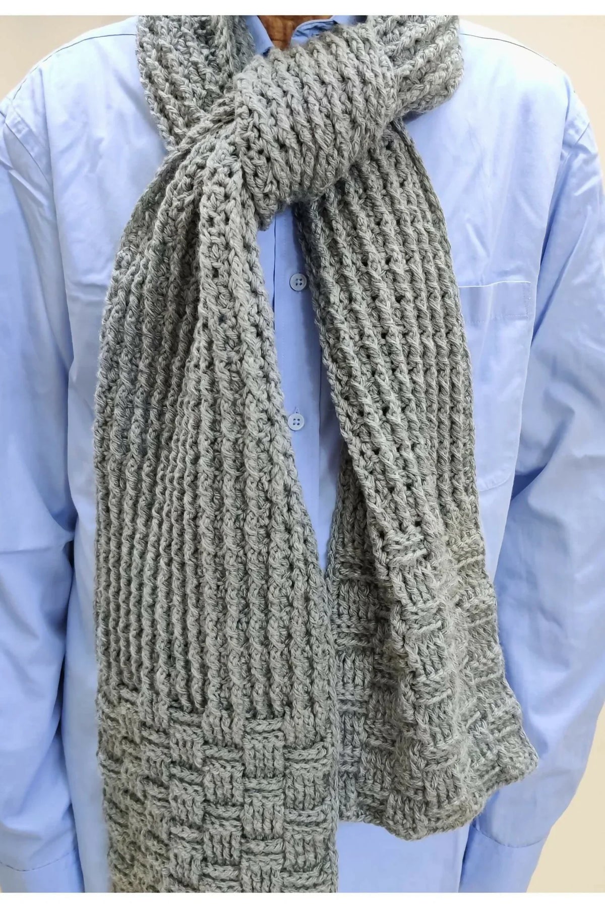 Urban Weave Scarf (Crochet)