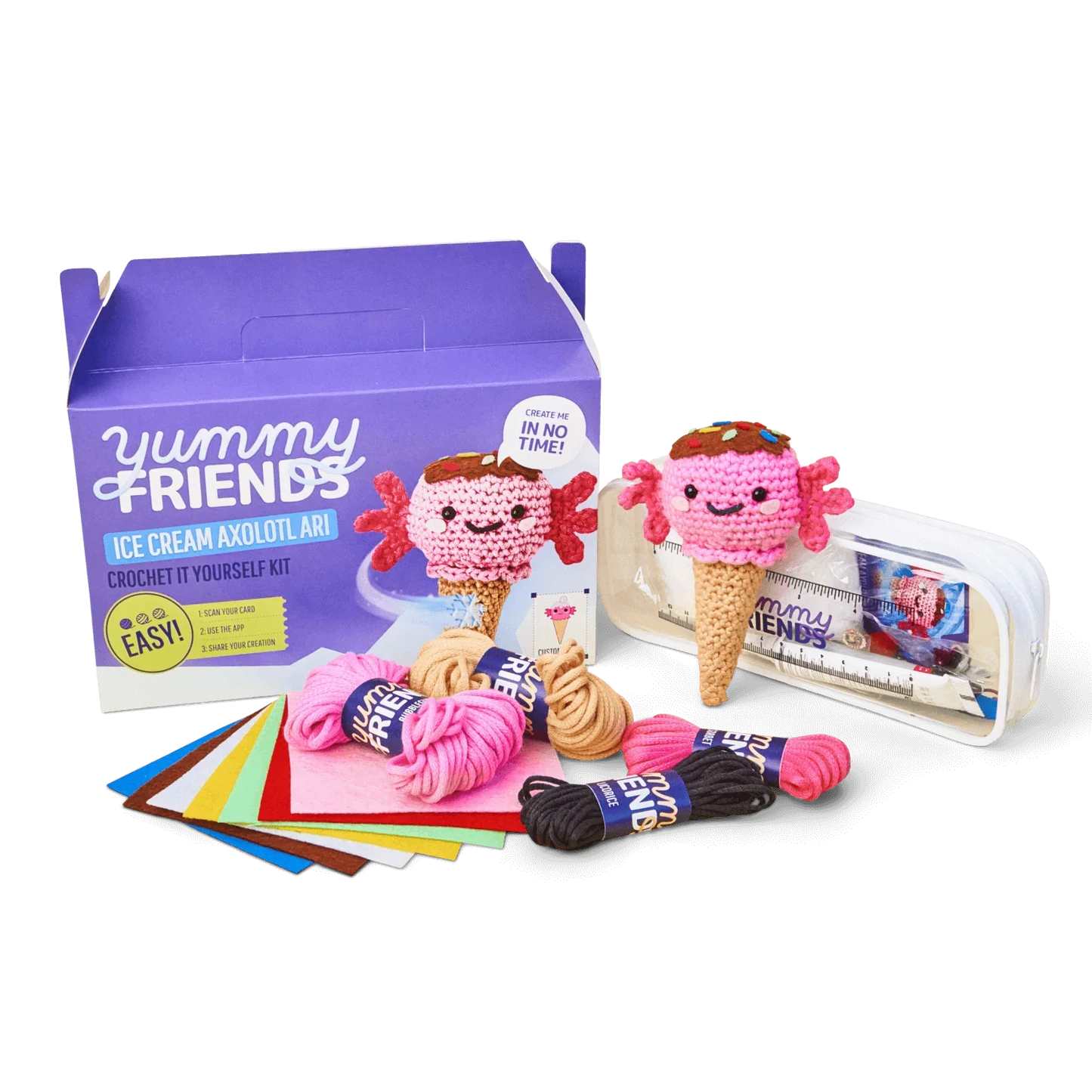 Yummy Friends Crochet Kit
