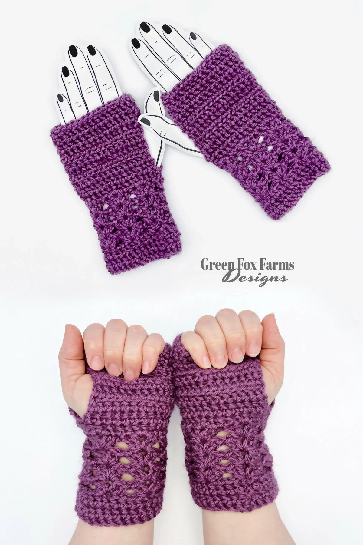 Elixir Fingerless Gloves (Crochet)