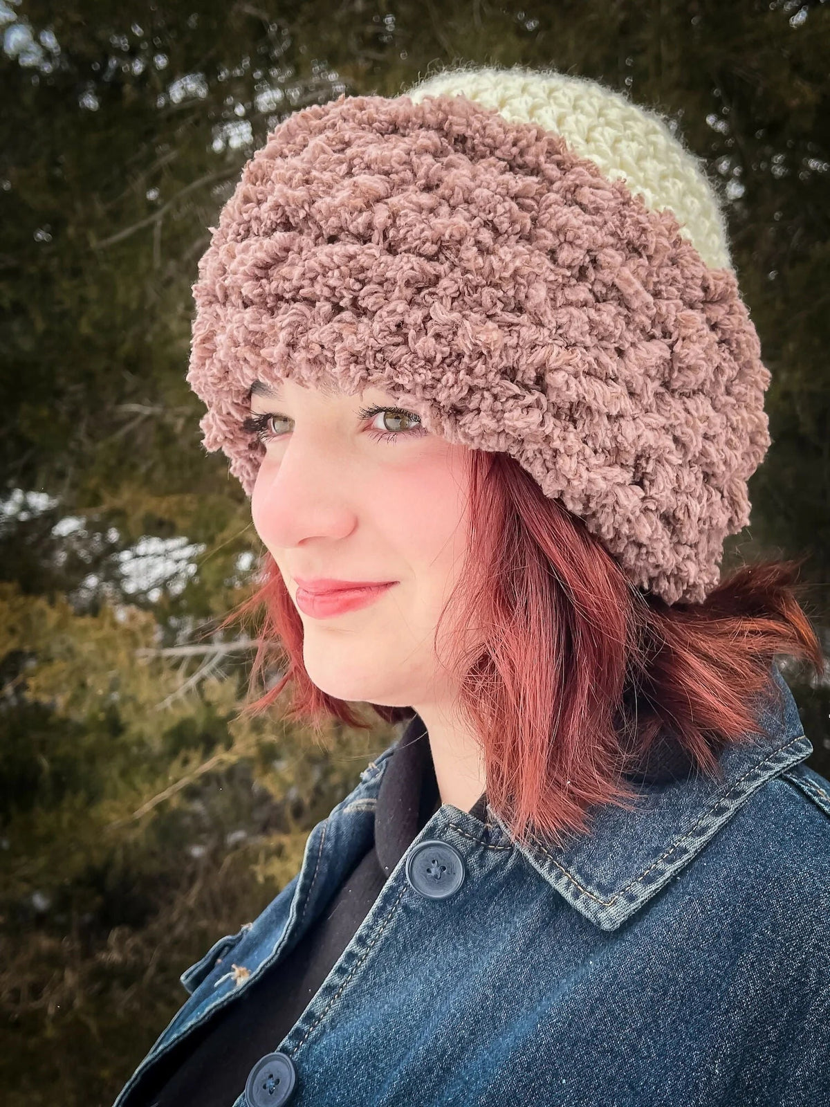 Luxe Sherpa Beanie (Crochet)
