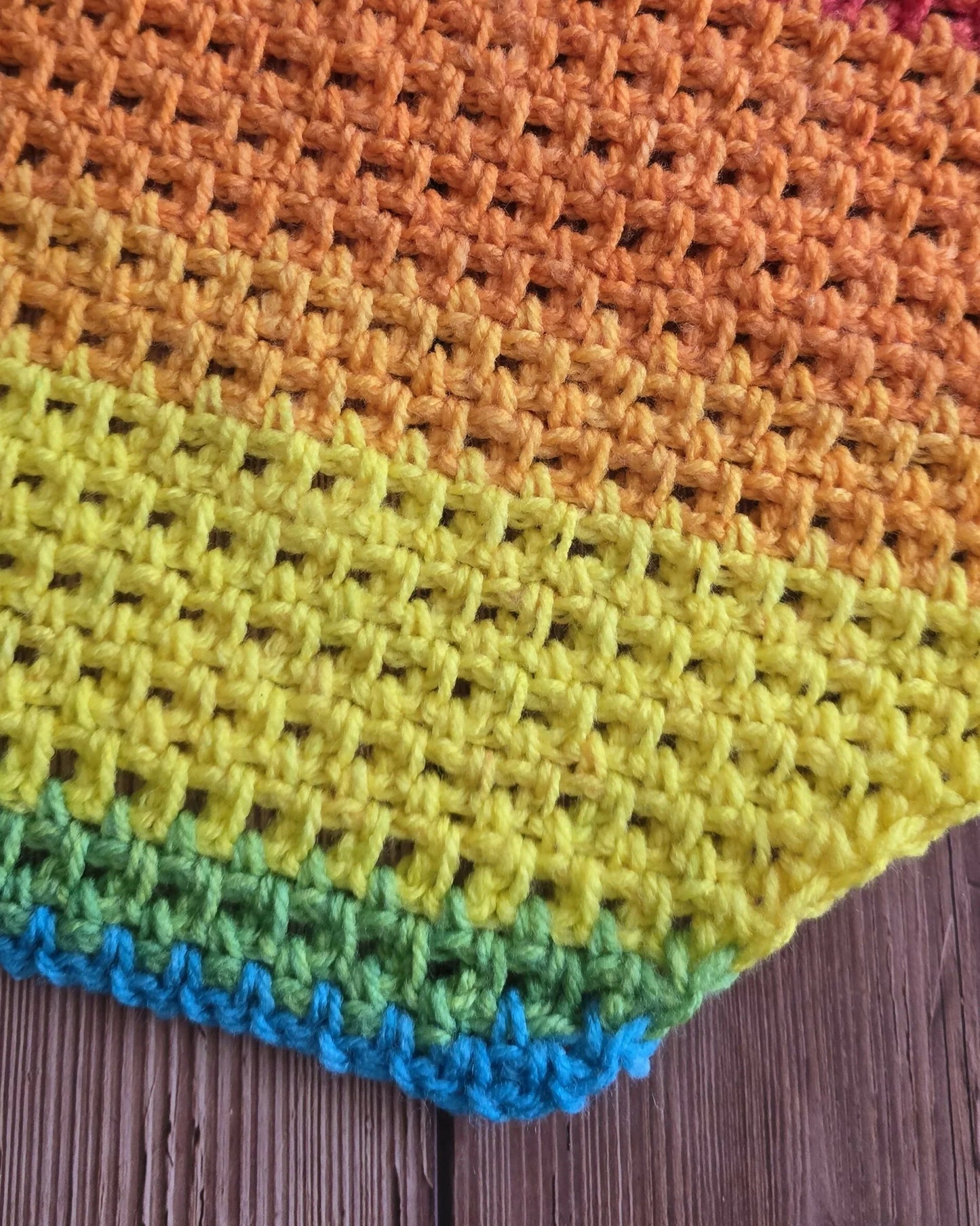 Lazy Days Asymmetrical Scarf (Crochet)