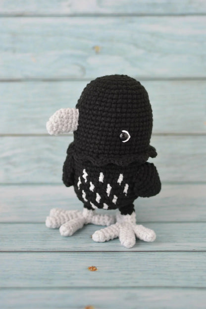 Kieran the Raven (Crochet)