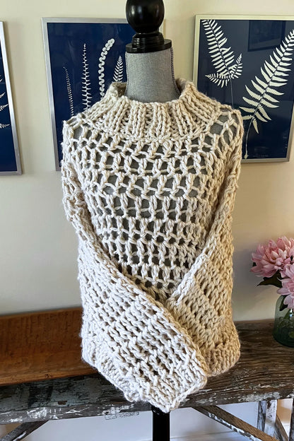 Grab and Go Sweater (Knit + Crochet)