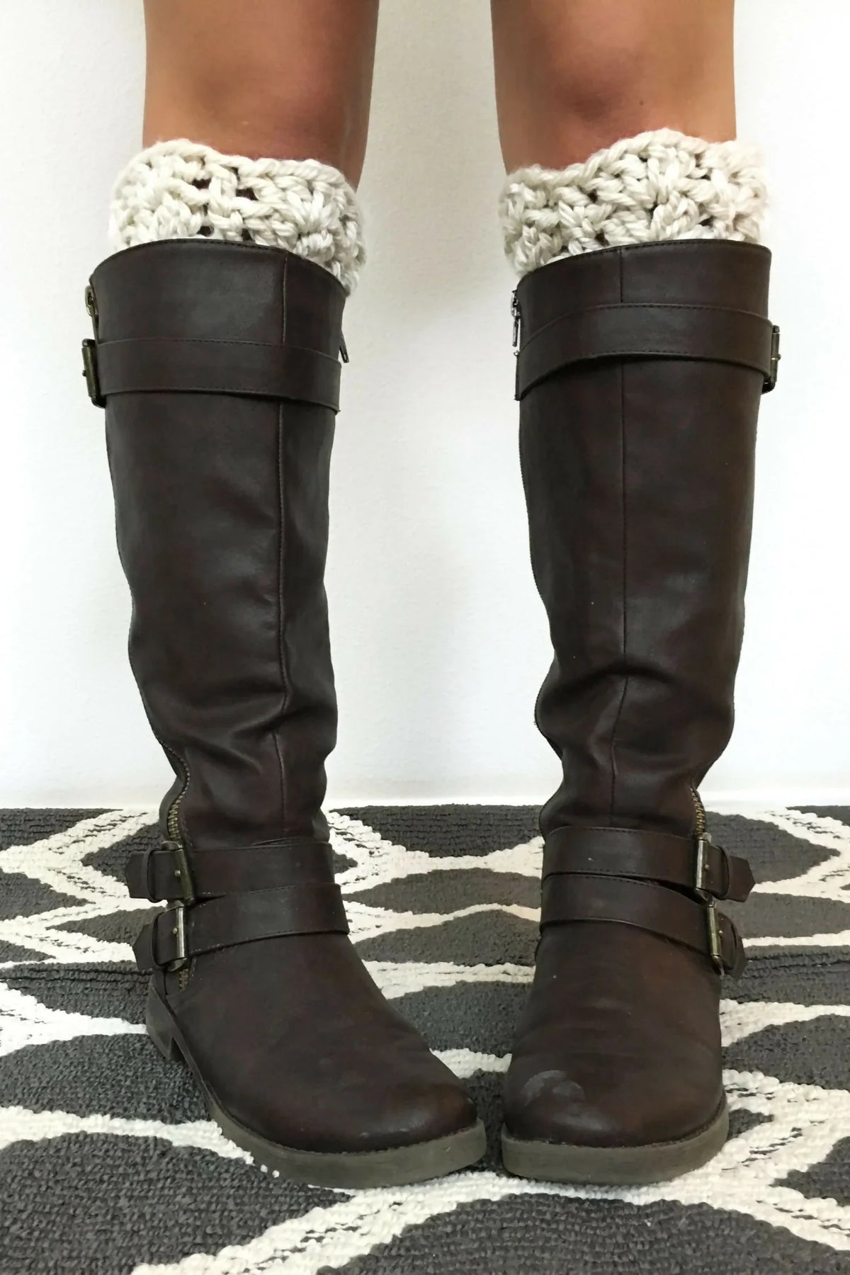 McKenna Boot Cuffs- Made with a Twist (Crochet)