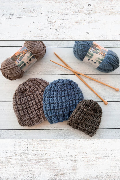 Super Bulky Knit Hat (Knit)