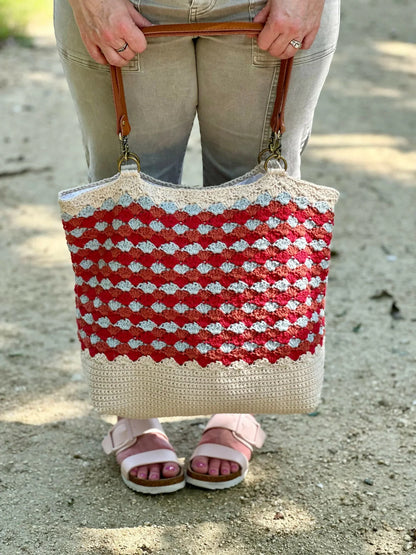 Summer Pop Crochet Tote (Crochet)
