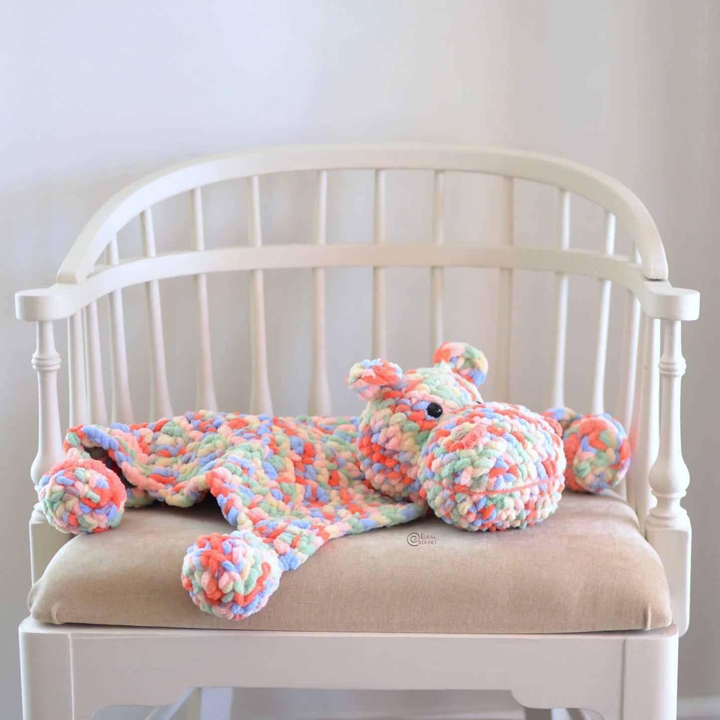Hippo Safety Blanket (Crochet)