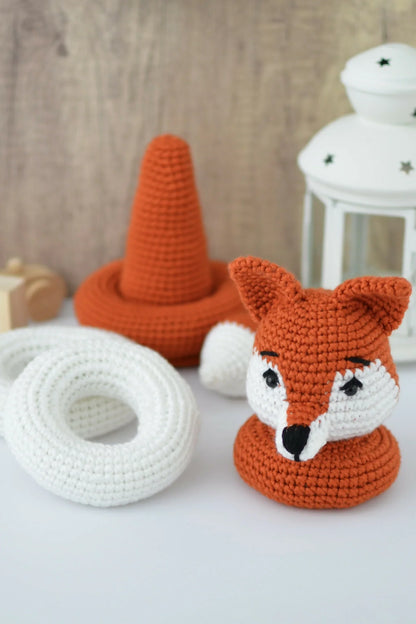 Fox Stacking Toy (Crochet)