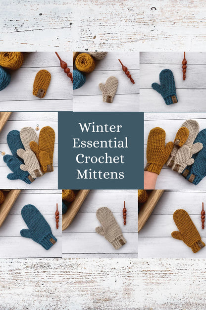 Winter Essential Crochet Mittens (Crochet)