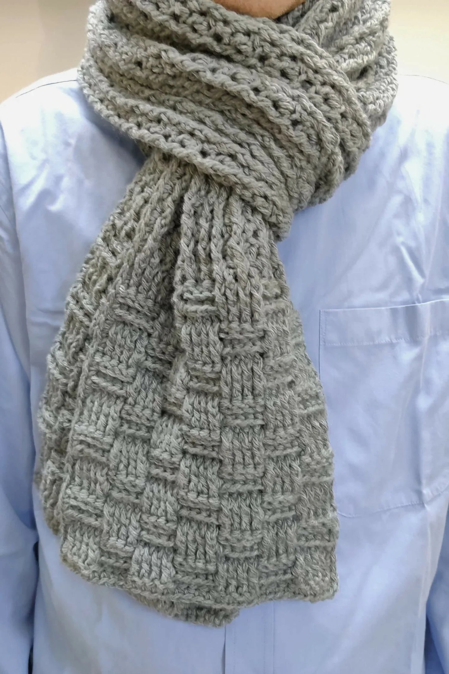 Urban Weave Scarf (Crochet)
