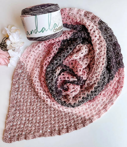 Blushing Moon Scarf (Crochet)