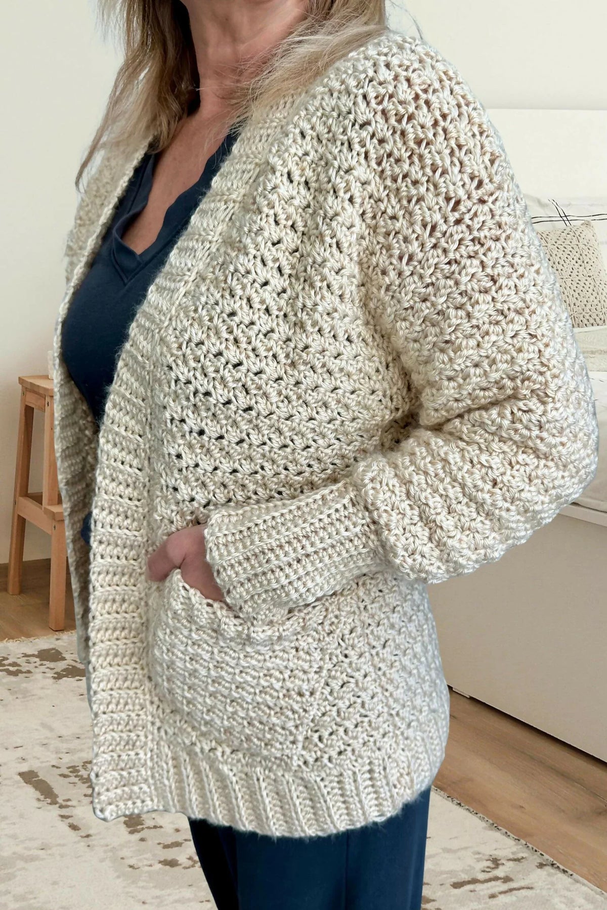 Wrenley Oversized Cardi (Crochet)