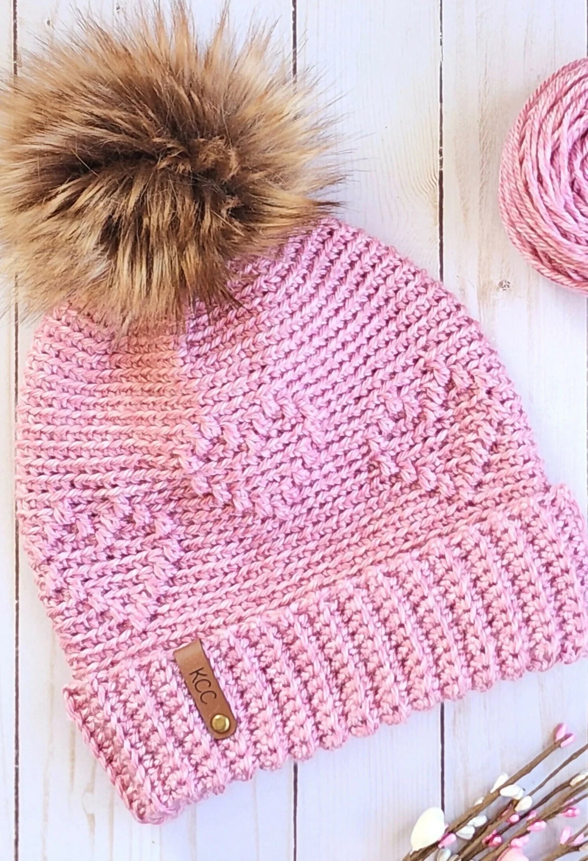 Dancing Hearts Beanie (Crochet)