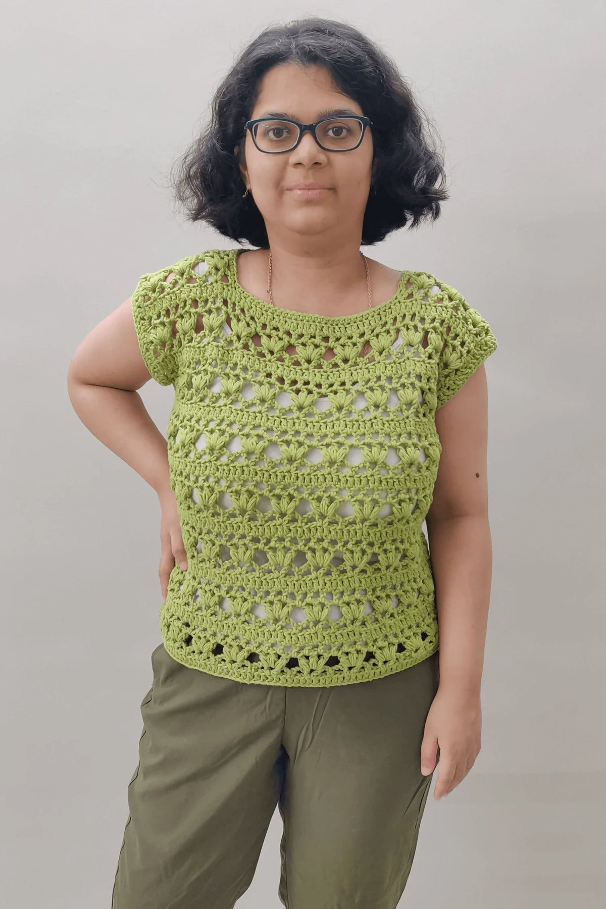 Petal Blossom Top (Crochet)