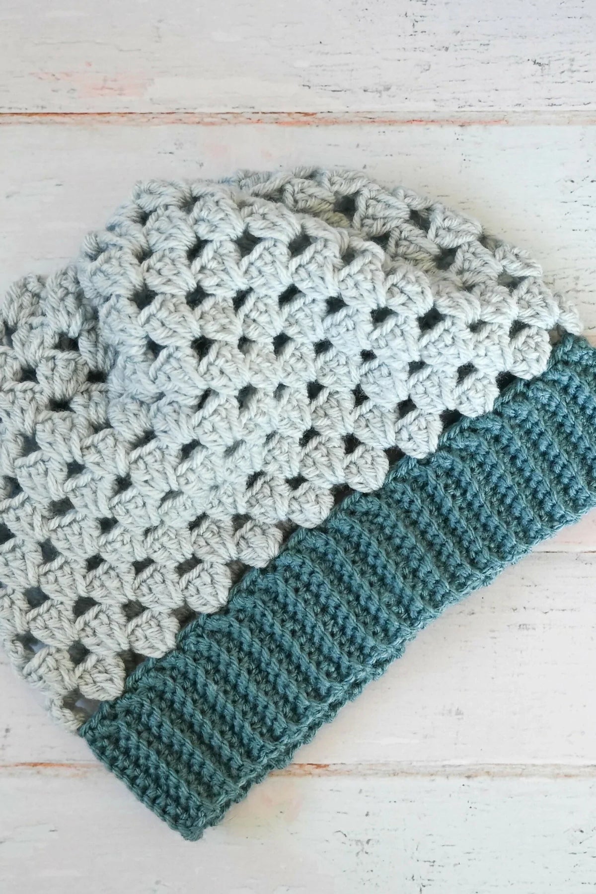 Julietta Bottom-Up Granny Stitch Slouch (Crochet)
