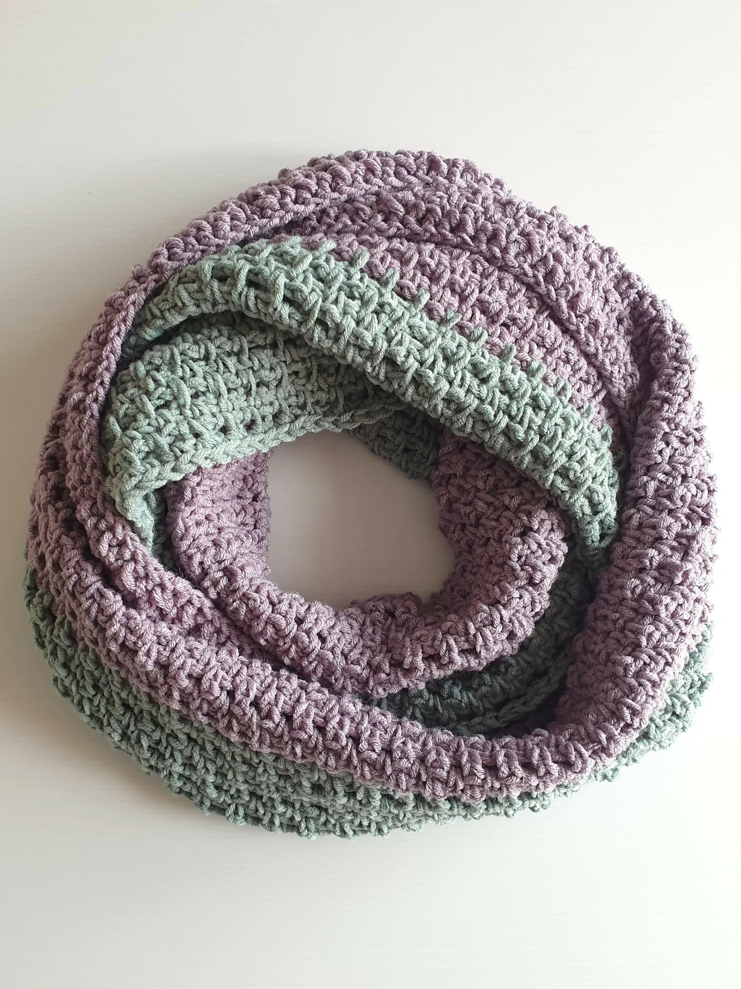 Lazy Days Infinity Scarf (Crochet)