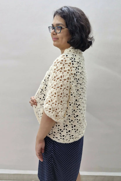 Magnolia Cocoon Shrug (Crochet)