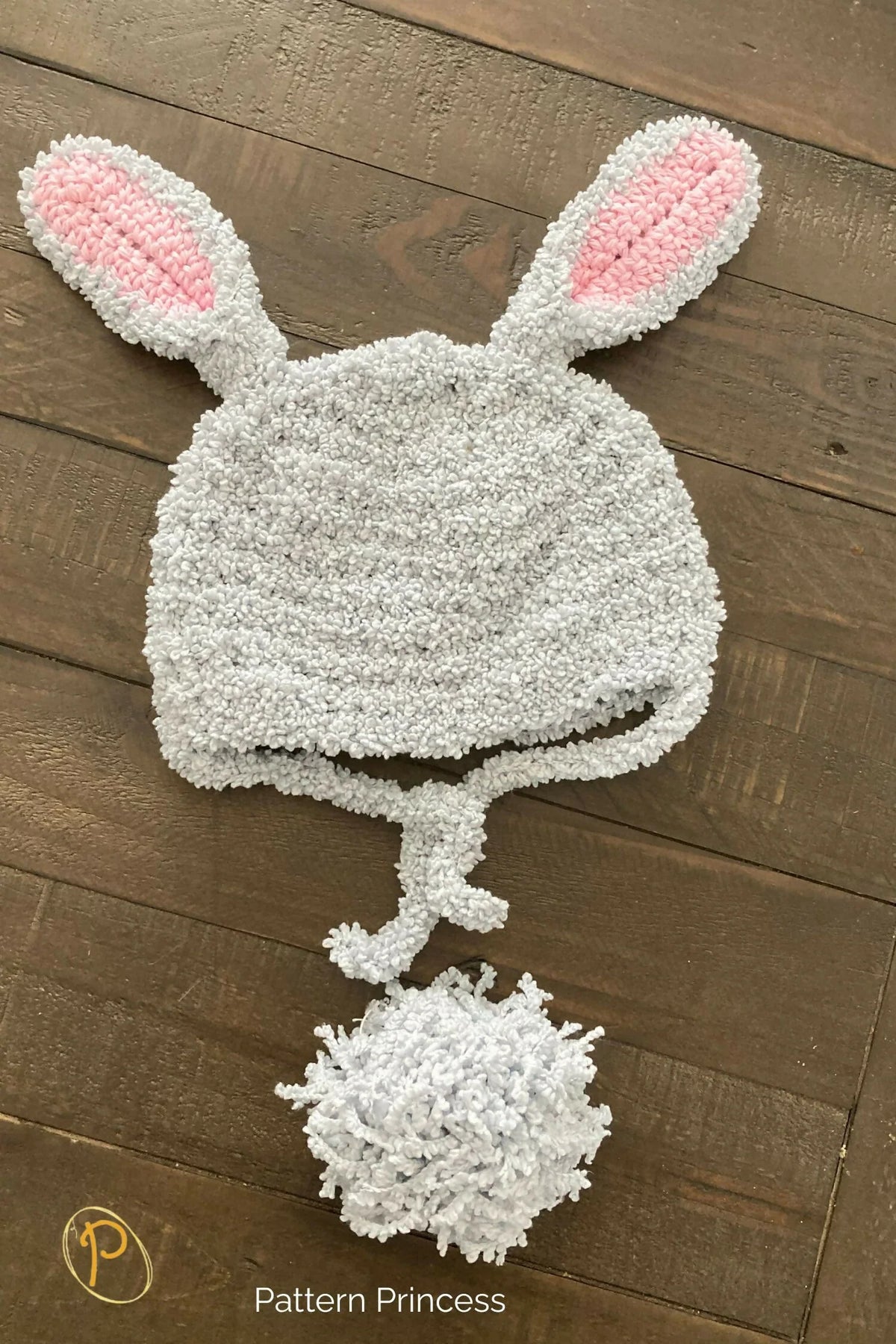 Hat Pattern with Bunny Ears (Crochet)
