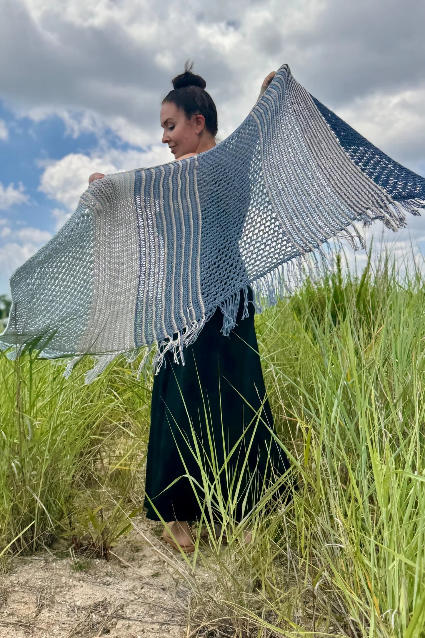 Coastal Drift Wrap (Knit)
