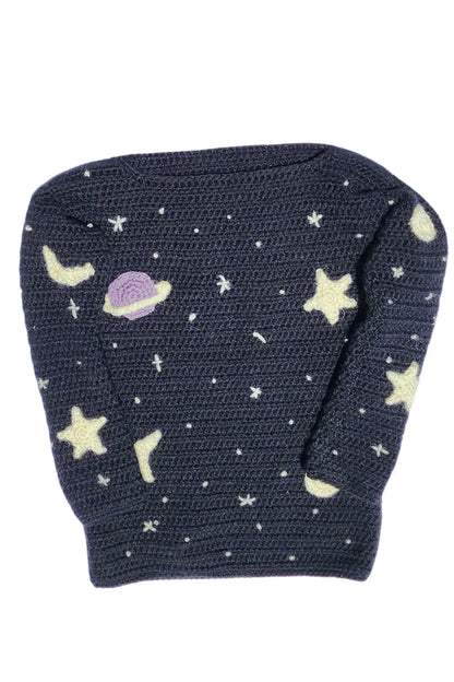 Stars at Night Children’s Sweater (Crochet)