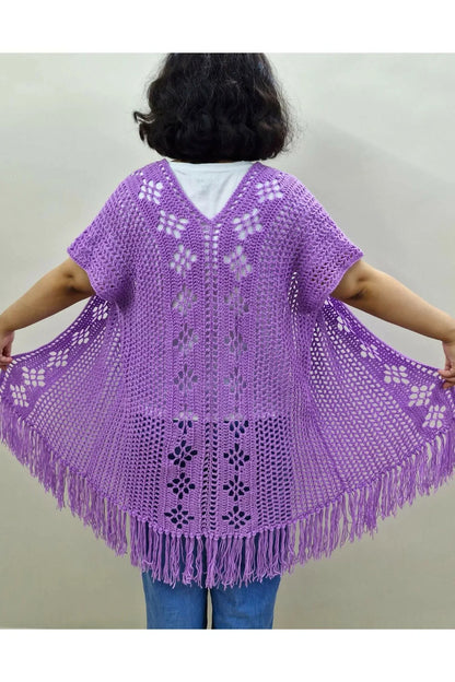 Iris Garden Vest (Crochet)